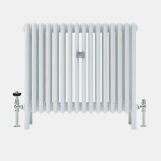 Florence 4 column 600mm curved steel column radiator